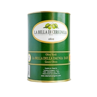 Oliven grün "La bella di Cerignola" 5 Kg