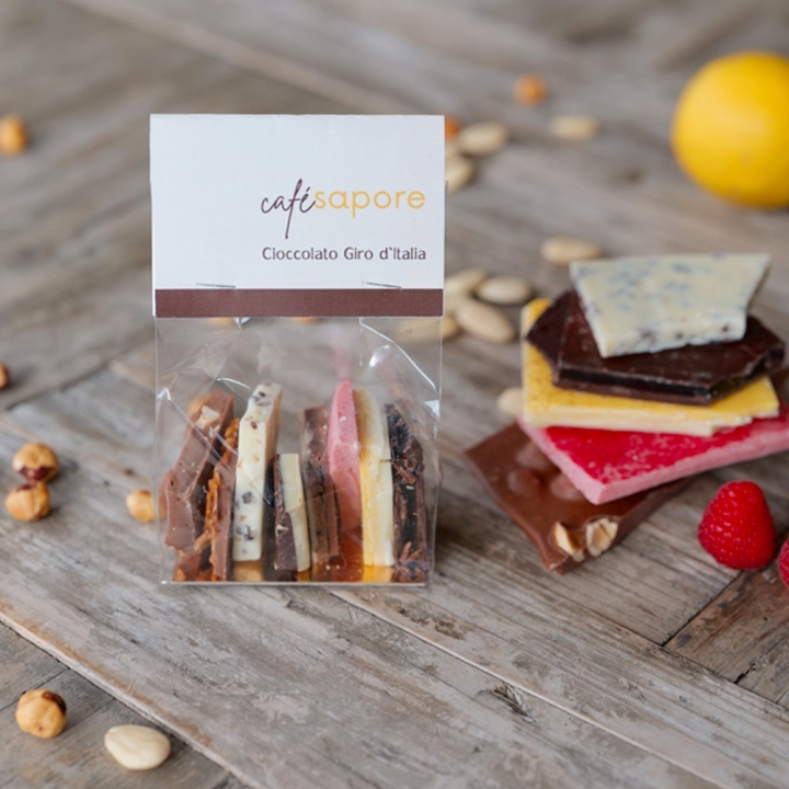 Bruchschokolade im Säckchen 100gr