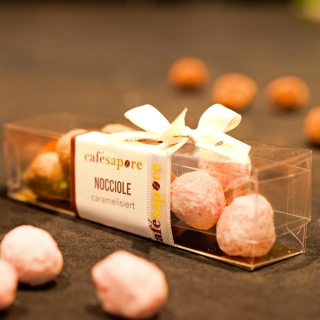 Karamellisierten Haselnüsse Kaffee - Geschenkbox